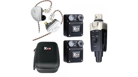 Monitorizare in-ear wireless - Xvive U45R2 + KZ AS16 BK In-Ear Monitor Set
