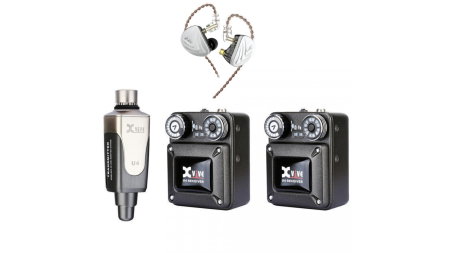Monitorizare in-ear wireless - Xvive U4R2 + KZ AS16 BK In-Ear Monitor Set6