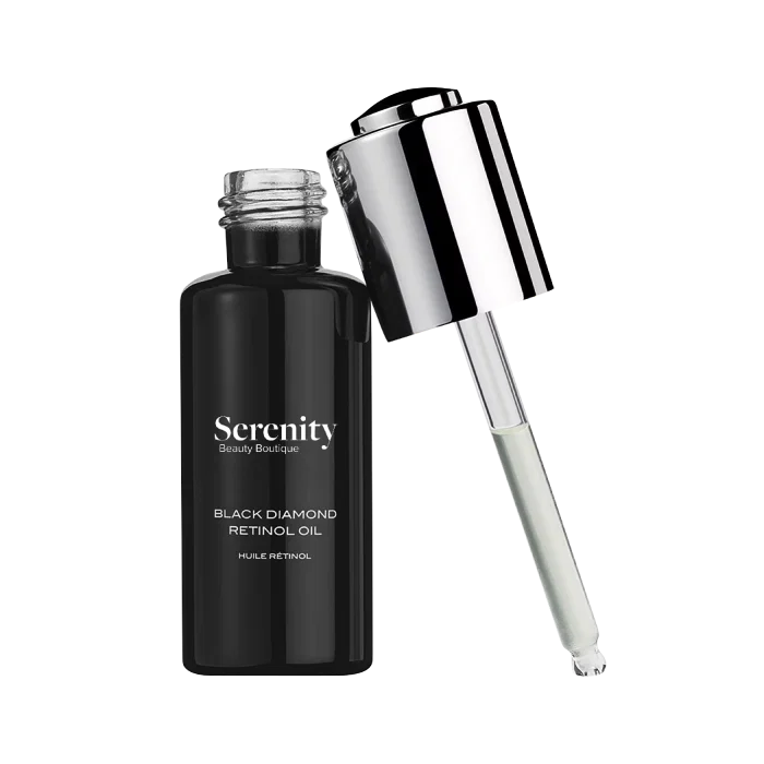 Îngrijire față - Serenity Black Diamond Retinol Oil