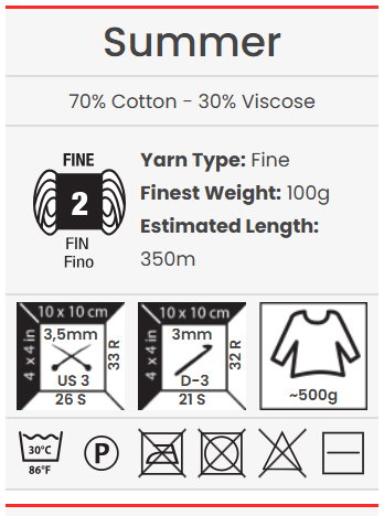 Fire de tricotat SUMMER-400gr [10]