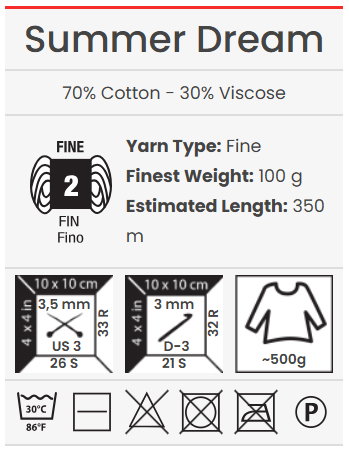 Fire de tricotat SUMMER DREAM-400gr [4]