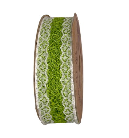 Panglici - Banda decorativa cu dantela YW-2 38mm
