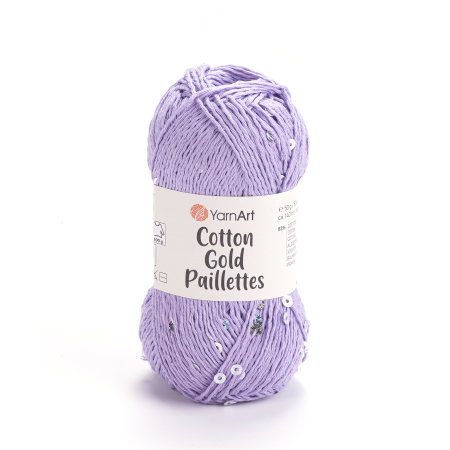 Fire de tricotat - Fire de tricotat COTTON GOLD PAILLETTES-250g