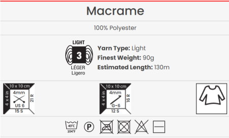 Fire de tricotat MACRAME-540g [2]
