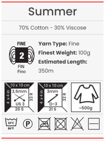 Fire de tricotat SUMMER-400gr [9]