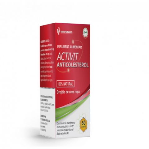 Afectiuni cardio-vasculare - Activit Anticolesterol x 60 capsule Zephyr Labs