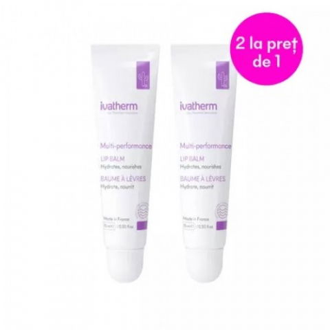 Ingrijire ten - Ivatherm multi-performance balsam buze 15ml pachet Zephyr Labs