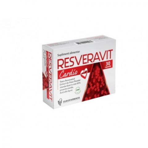 Afectiuni cardio-vasculare - Resveravit cardio x30 capsule Zephyr Labs