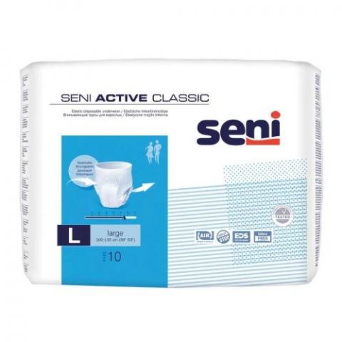 Ingrijire corp - Seni Active classic chilot elastic Large, 10 bucati Zephyr Labs