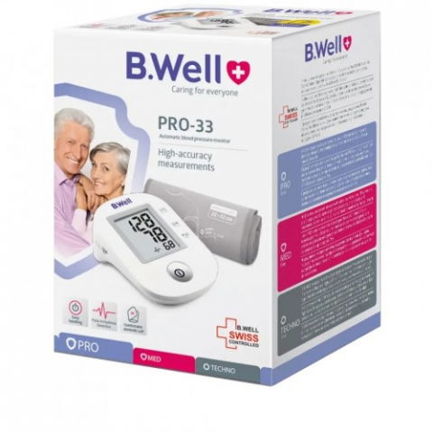 Produse tehnico-medicale - Tensiometru digital automat de brat, manseta M B.Well PRO-33 Zephyr Labs