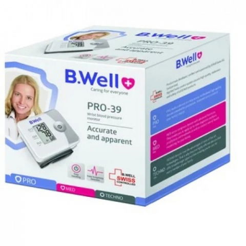 Produse tehnico-medicale - Tensiometru digital automat incheietura B.Well PRO-39 Zephyr Labs